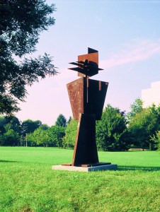 Koordinator 1991 H.256cm cor-ten-Stahl Kopie